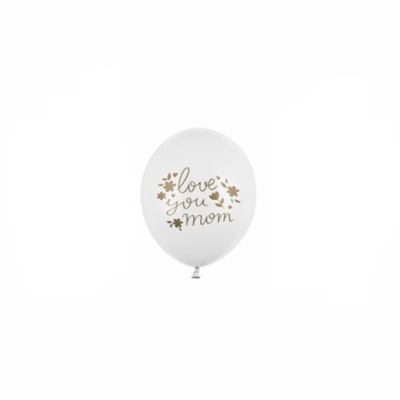 Balão Latex Impresso 'Love You Mom'