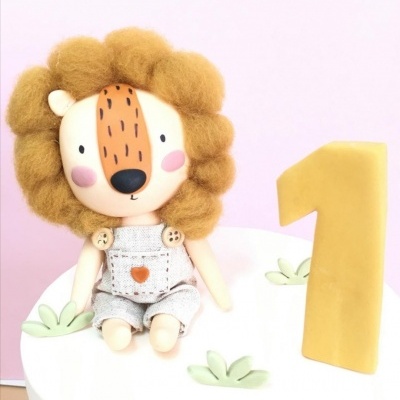 Topo de bolo biscuit