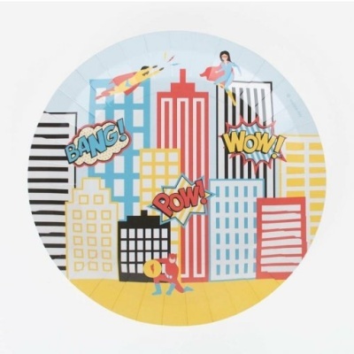 Pratos Super Heróis