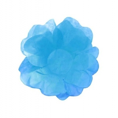 Forminhas flor de seda Azul