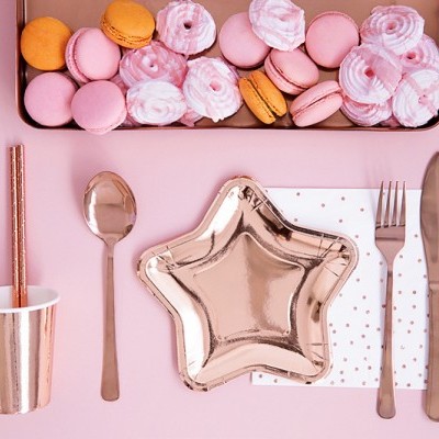 Guardanapos Bolinhas Rose Gold