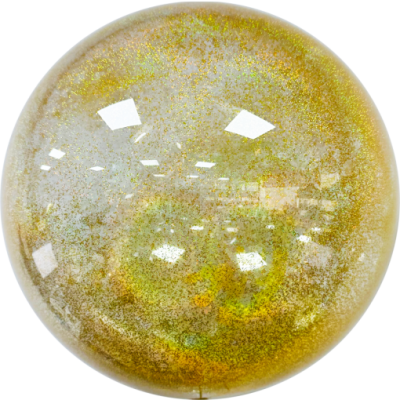 Balão Orbz Dourado com Glitter