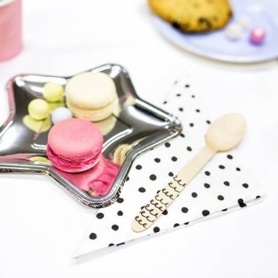 Set 18 talheres madeira black mix