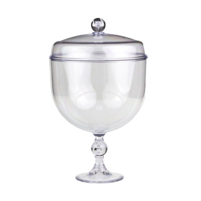 Taça Cristal com Tampa