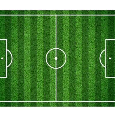 Impressão comestível retangular Futebol