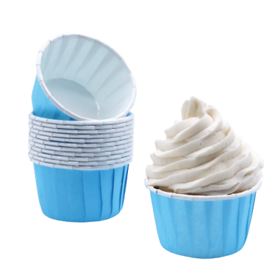 Formas Cupcake Azul bebé
