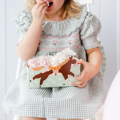 Caixas de lanche Cavalos