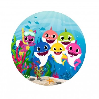 Impressão comestível Baby Shark
