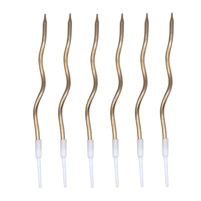 Velas Torcidas Bronze