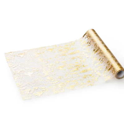 Corredor de Mesa manchas ouro