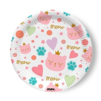 Pratos Gata Princesa