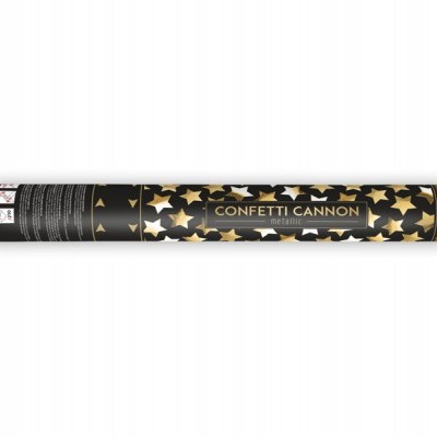Tubo Confetti Estrelas Douradas
