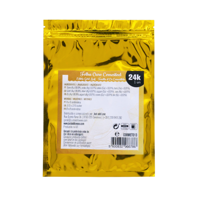Folha de ouro comestível