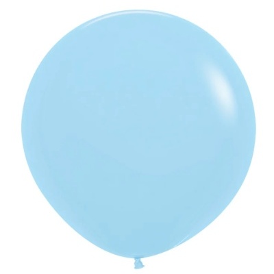 Balão pastel mate azul 60cm