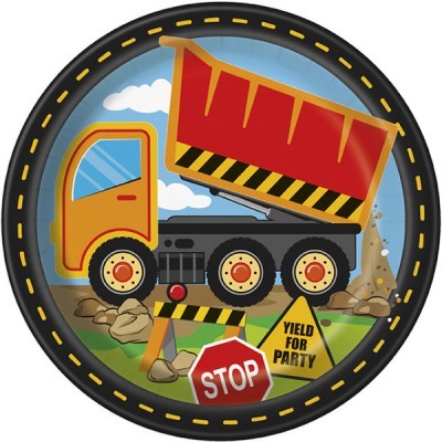 8 Pratos trator   22cm