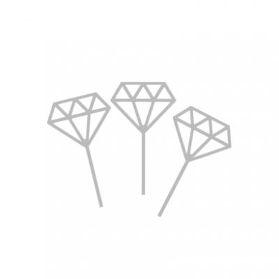 10 Topos Cupcake diamantes