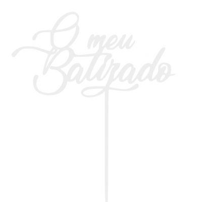 Topo de bolo O meu Batizado