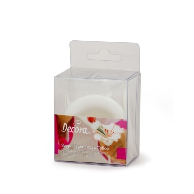 Suporte para flores em cálice Decora em caixa transparente