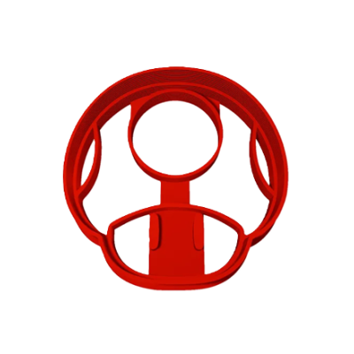 Cortador | Stamp Cogumelo Super Mário