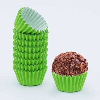 Forma Brigadeiro Lisa nº5  Verde Folha