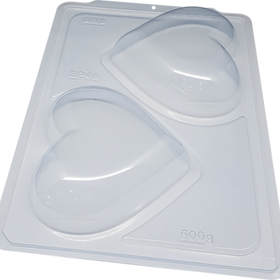 Molde para chocolate Coração Especial 500g