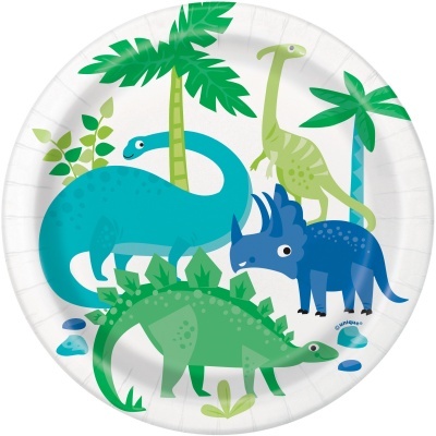 Prato Dinossauro 17cm