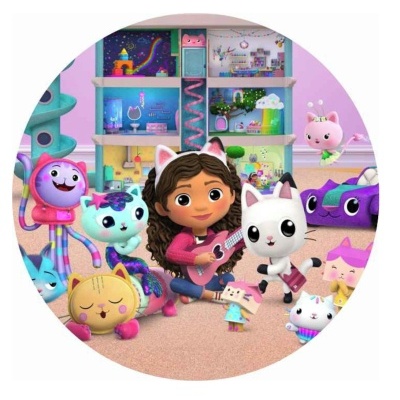 Impressão Comestível Casa das Bonecas da Gabby