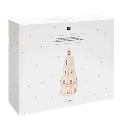 Calendário do Advento, Casas de Madeira em Pirâmide