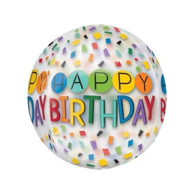 ORBZ Happy Birthday confetti