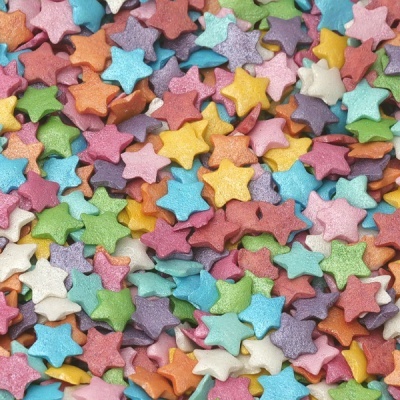 Estrelas Coloridas Grandes - 50g