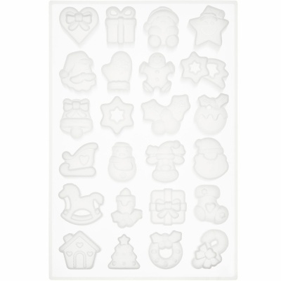 Molde Silicone Motivos Natalinos