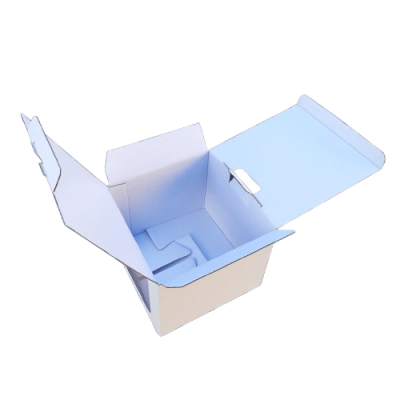 Caixa com janela 13.5×13.5x11cm Branca