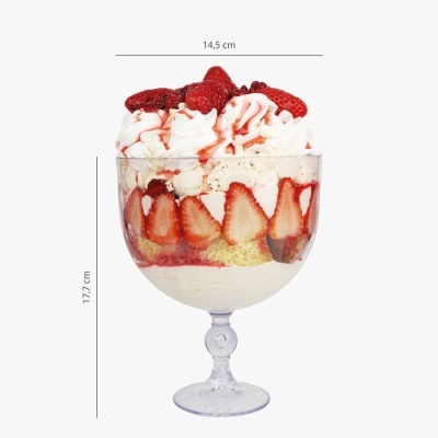 Taça Cristal com Tampa