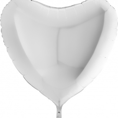 Balão Coração Branco 91cm