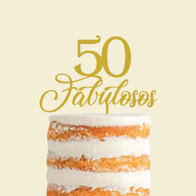 Topo de bolo Anos fabulosos