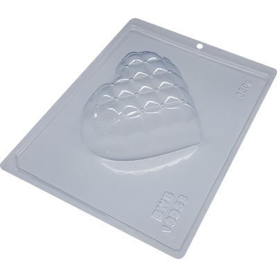 Molde para chocolate Coração Detalhes 350g