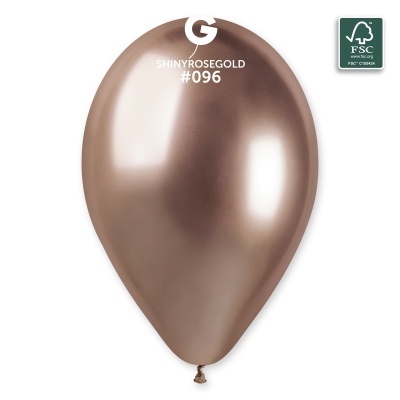 Balão Latex Rosegold Cromado 30cm