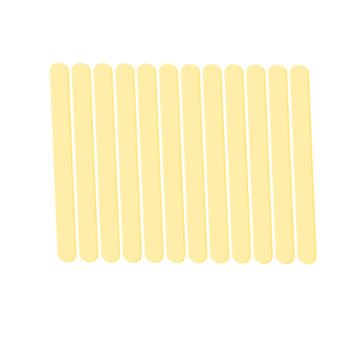 Paus para gelados | Cakesicles - Amarelo pastel