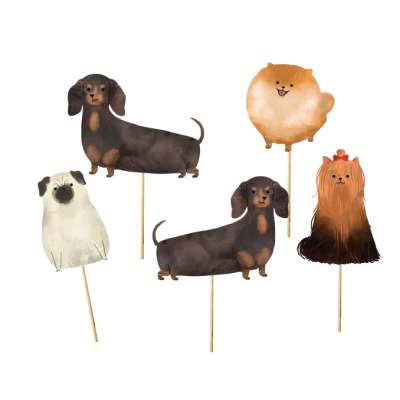 Cupcake toppers Cães