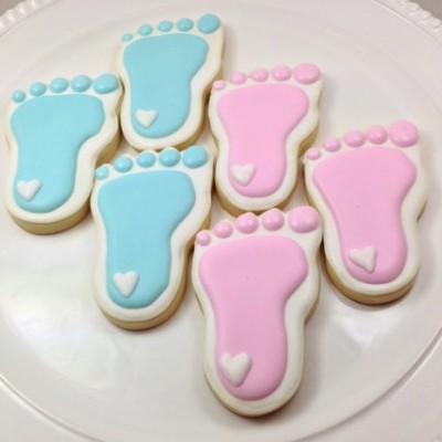Cortador de bolachas pé bebé