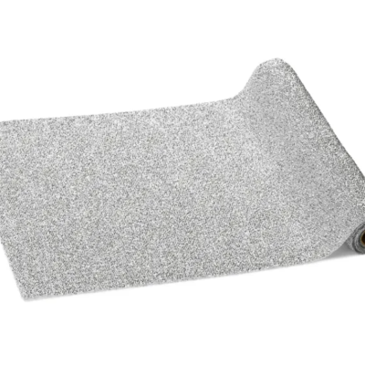 Corredor metálico, prata