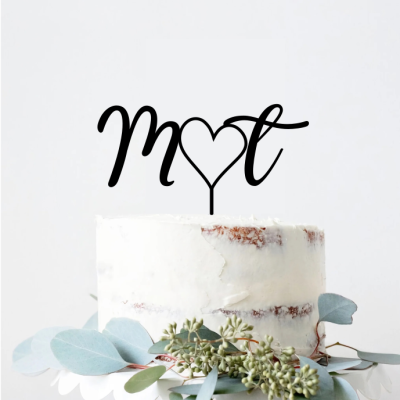 Topo de bolo Casamento personalizável