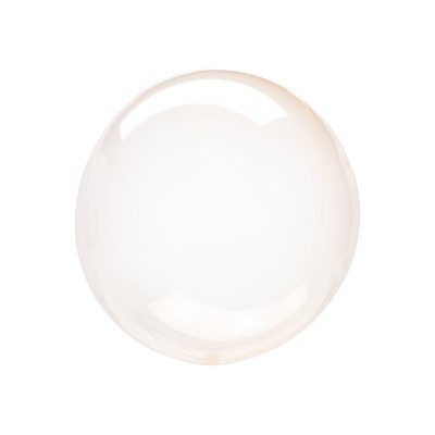 Balão CRYSTAL CLEARZ Laranja 25cm