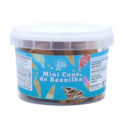 Mini Cones de Baunilha