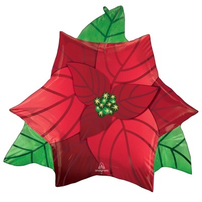 Balão supershape Flor de natal