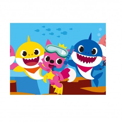 Impressão comestivel Baby shark