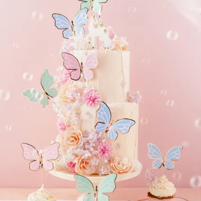 Topo de bolo Borboletas