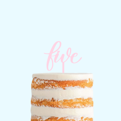 Topo de bolo Número