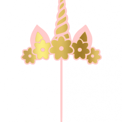 Topo de bolo Unicórnio