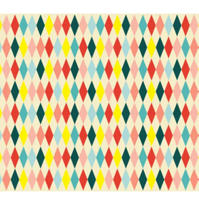 Toalha de mesa de papel losangos